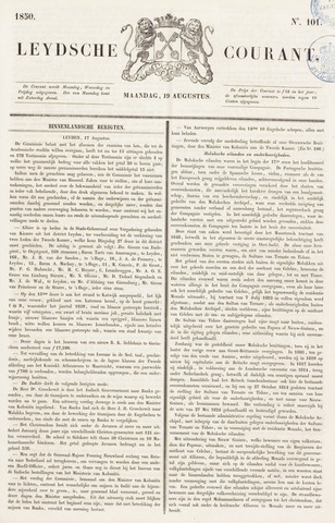 Leydse Courant 1850-08-19
