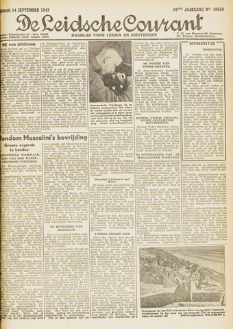 Leidsche Courant 1943-09-14