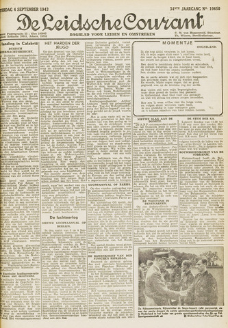 Leidsche Courant 1943-09-04