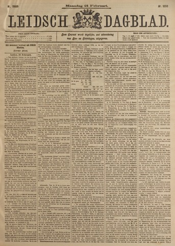 Leidsch Dagblad 1898-02-21