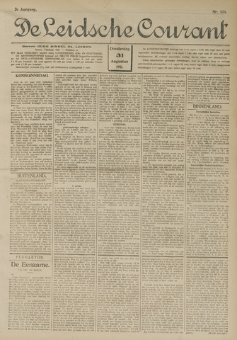 Leidsche Courant 1911-08-31