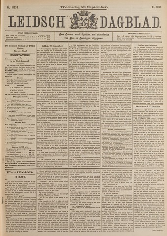Leidsch Dagblad 1898-09-28