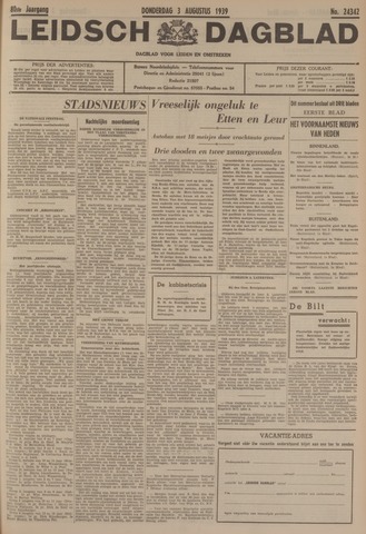 Leidsch Dagblad 1939-08-03