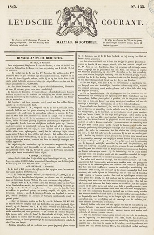 Leydse Courant 1845-11-10
