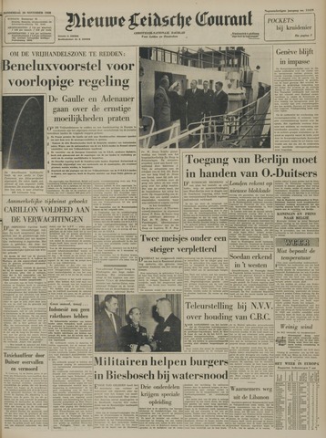 Nieuwe Leidsche Courant 1958-11-20