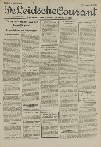 Leidsche Courant 1941-08-22