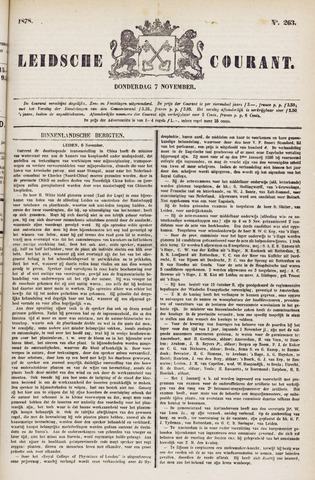 Leydse Courant 1878-11-07