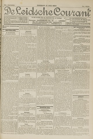 Leidsche Courant 1924-07-15