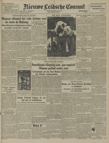 Nieuwe Leidsche Courant 1950-09-01