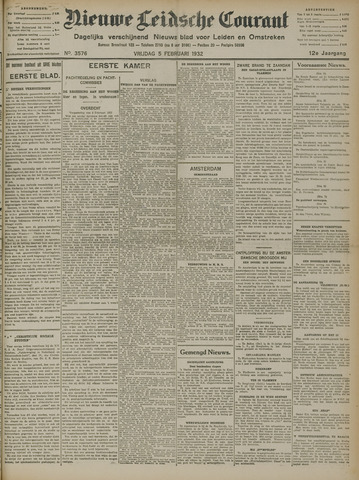 Nieuwe Leidsche Courant 1932-02-05