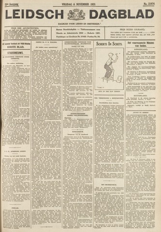 Leidsch Dagblad 1931-11-06