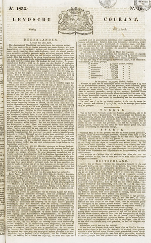 Leydse Courant 1835-04-03