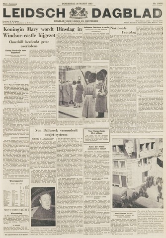 Leidsch Dagblad 1953-03-26