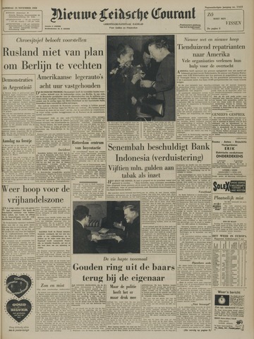 Nieuwe Leidsche Courant 1958-11-15