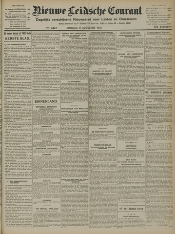 Nieuwe Leidsche Courant 1931-08-11