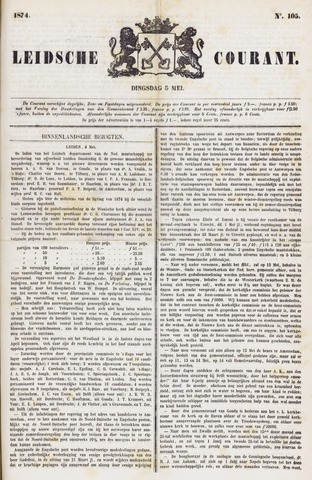 Leydse Courant 1874-05-05