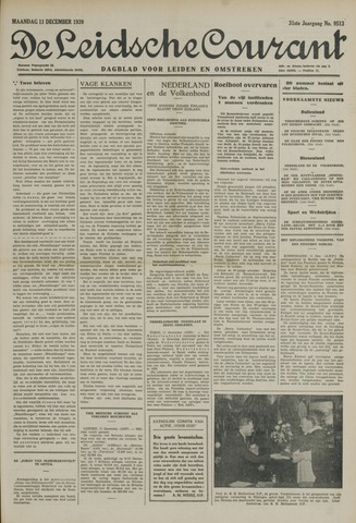 Leidsche Courant 1939-12-11