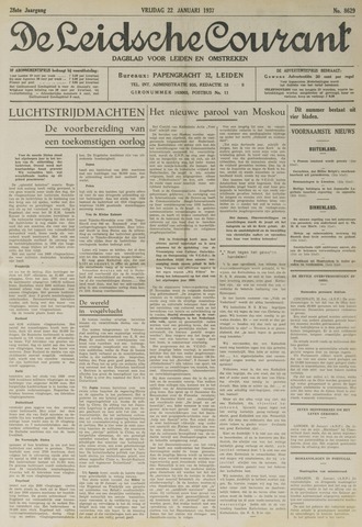 Leidsche Courant 1937-01-22