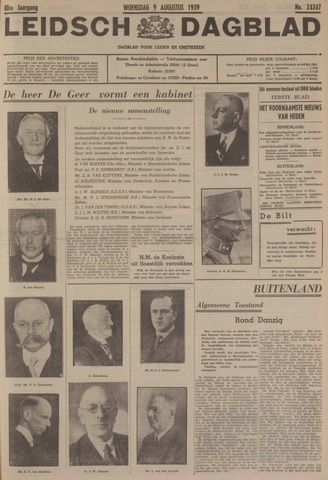 Leidsch Dagblad 1939-08-09