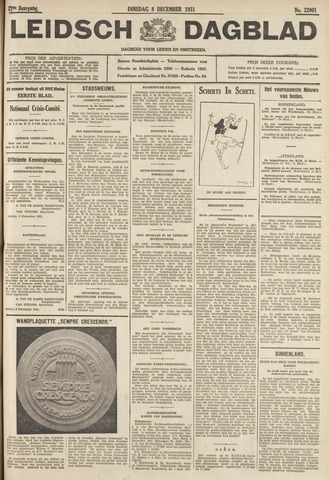 Leidsch Dagblad 1931-12-08