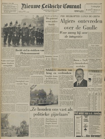 Nieuwe Leidsche Courant 1958-07-03