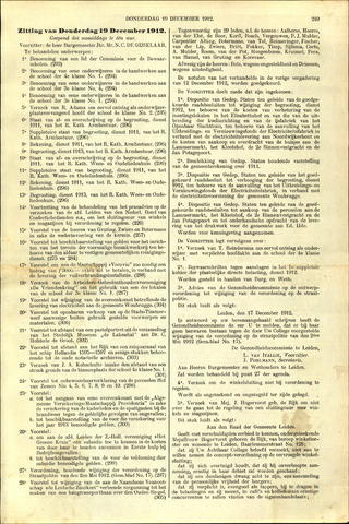 Handelingen van de Raad 1912-12-19