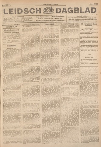 Leidsch Dagblad 1924-07-22