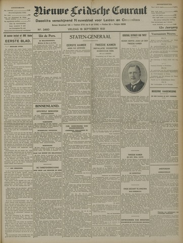 Nieuwe Leidsche Courant 1931-09-18