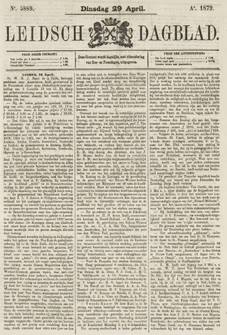 Leidsch Dagblad 1879-04-29