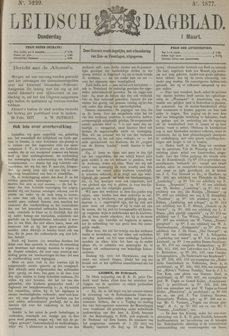 Leidsch Dagblad 1877-03-01