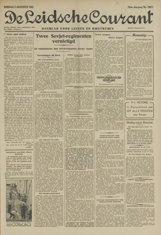 Leidsche Courant 1941-08-05
