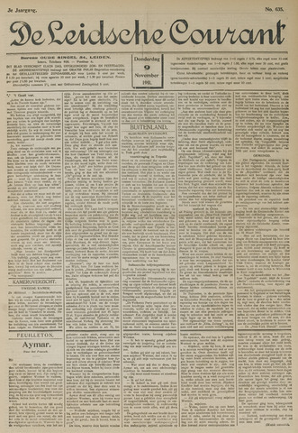 Leidsche Courant 1911-11-09