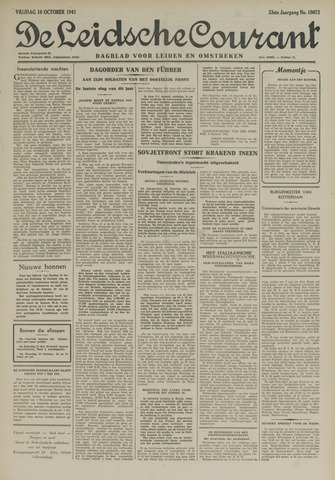Leidsche Courant 1941-10-10