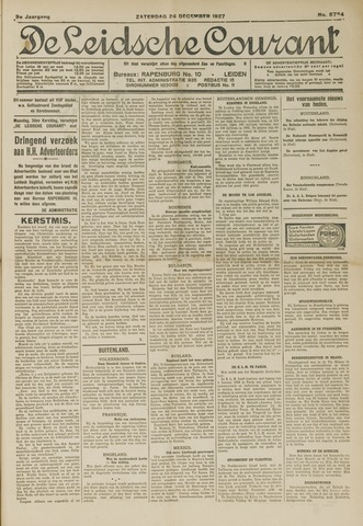 Leidsche Courant 1927-12-24