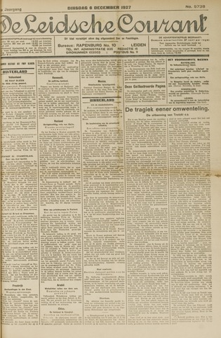 Leidsche Courant 1927-12-06