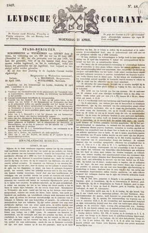 Leydse Courant 1869-04-21