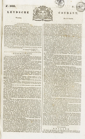 Leydse Courant 1835-10-28