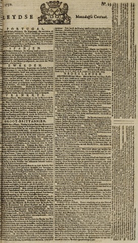 Leydse Courant 1750-03-09