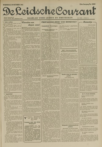 Leidsche Courant 1941-10-29