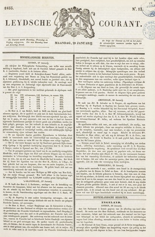 Leydse Courant 1855-01-29