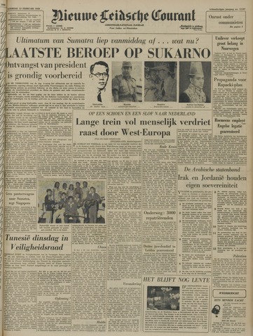 Nieuwe Leidsche Courant 1958-02-15