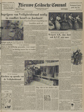 Nieuwe Leidsche Courant 1956-09-27