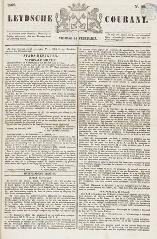 Leydse Courant 1868-02-14