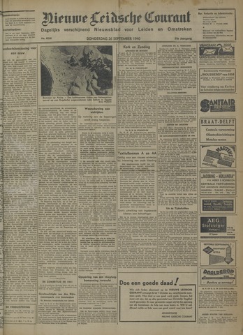 Nieuwe Leidsche Courant 1940-09-26
