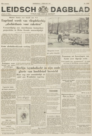 Leidsch Dagblad 1957-02-07