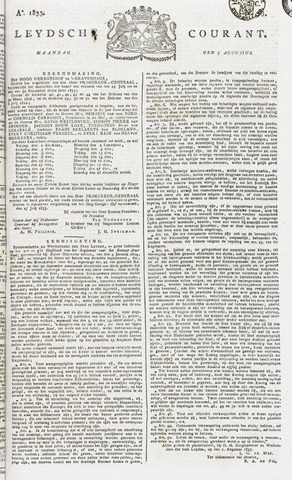 Leydse Courant 1833-08-05