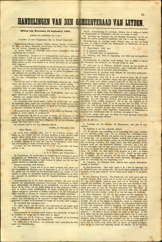 Handelingen van de Raad 1863-09-16