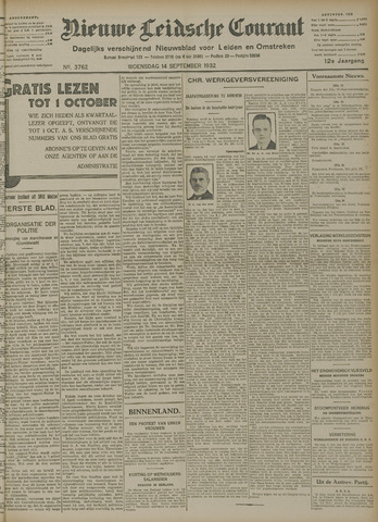 Nieuwe Leidsche Courant 1932-09-14