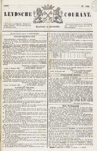Leydse Courant 1868-12-14