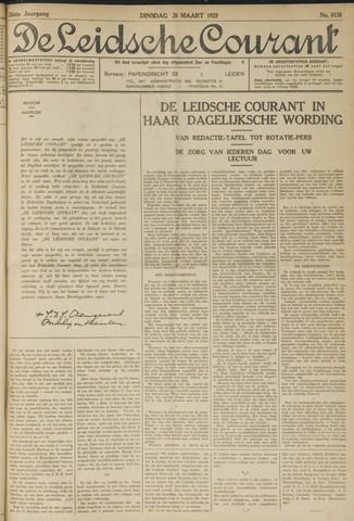 Leidsche Courant 1929-03-26